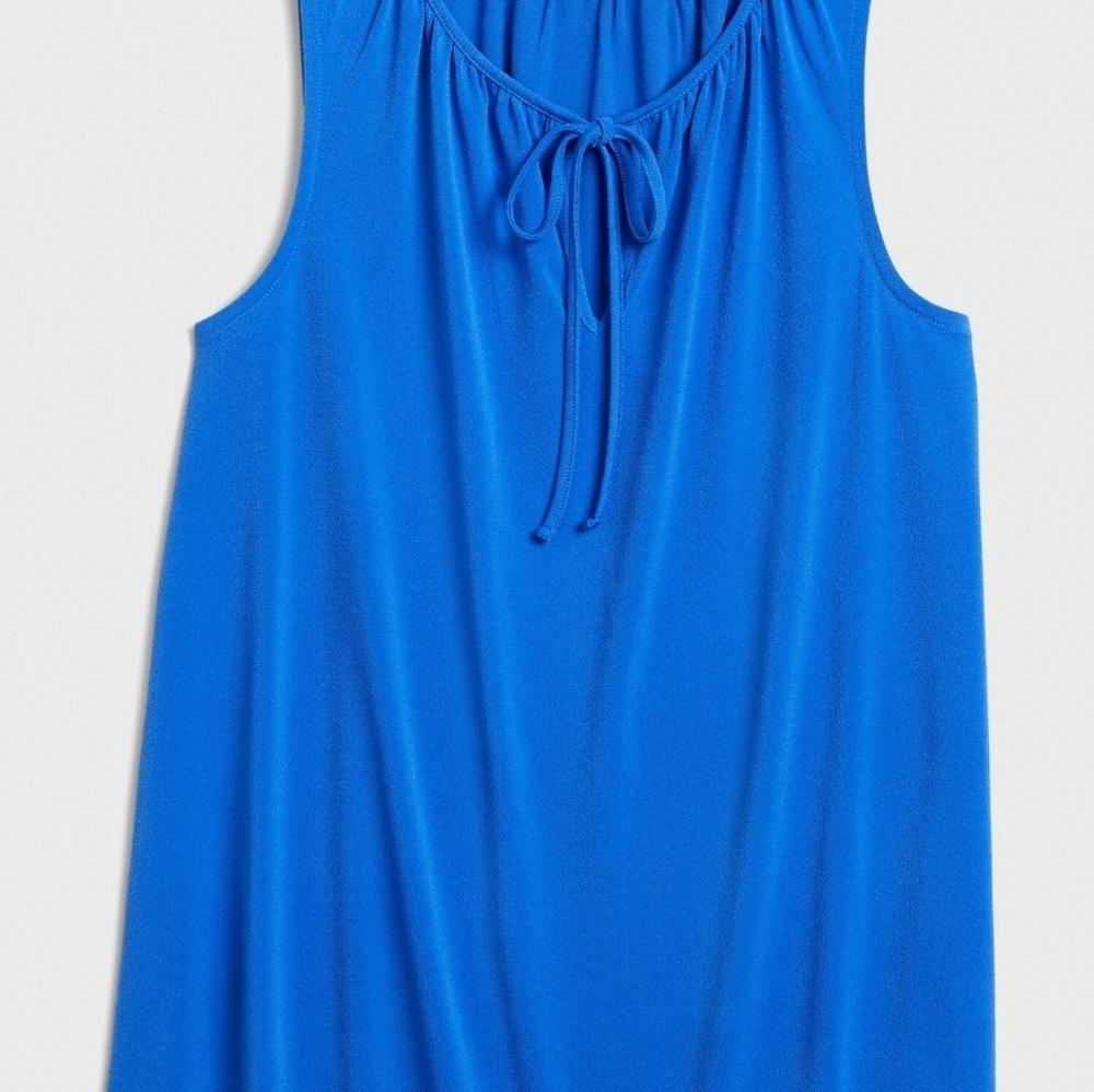 Banana republic women's Crepe Tie-Neck Top - Picture 2 of 3